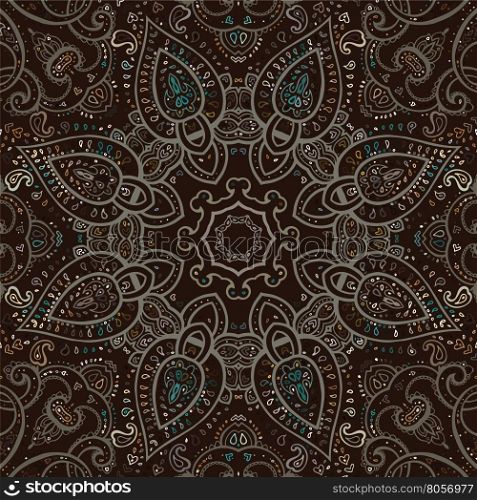 Mandala. Indian decorative pattern. Vector illustration.. Mandala. Indian decorative pattern.
