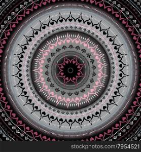 Mandala. Indian decorative pattern.. Vector vintage background Mandala. Indian decorative pattern.