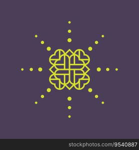 mandala logo vector