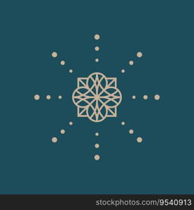 mandala logo vector