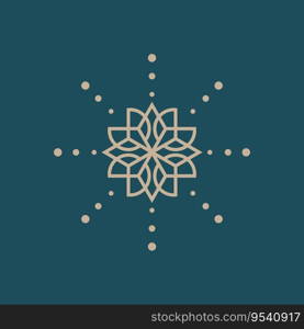 mandala logo vector