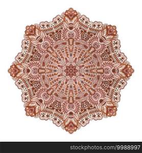 Mandala medallion yoga meditation vector decorative element.. Mandala vector decorative element. Ornamental design