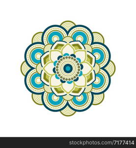 Mandala Ornament Design Vector Logo Template Illustration Design. Vector EPS 10.