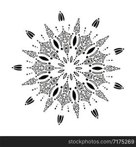 Mandala vector print. Tattoo art design. Floral ornamental pattern. Interior mandala print. Mandala vector print. Tattoo art design. Floral ornamental pattern. Interior mandala print.