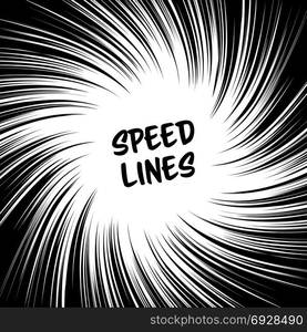 Manga Speed Lines Vector. Grunge Ray Illustration. Black And White. Space For Text. Comic Book Radial Lines Background. Manga Speed Frame. Square Stamp Illustration.. Manga Speed Lines Vector. Grunge Ray Illustration. Black And White. Space For Text. Comic Book Radial Lines Background Frame. Superhero Action. Explosion