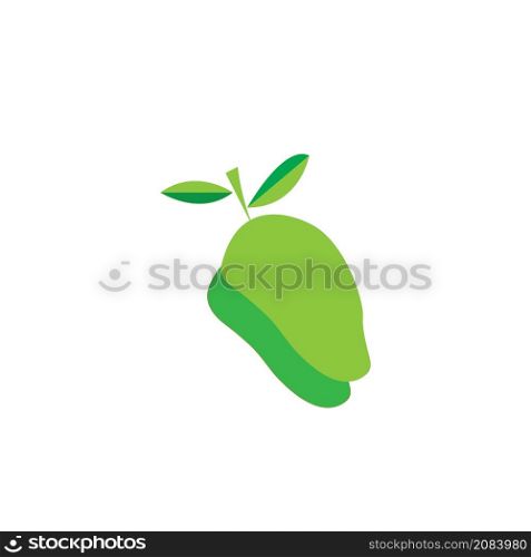 mango fruit design illustration icon logo templat