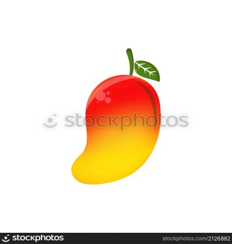Mango fruit icon vector design templates isolated on white background