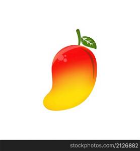 Mango fruit icon vector design templates isolated on white background