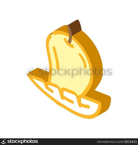 mango fruit isometric icon vector. mango fruit sign. isolated symbol illustration. mango fruit isometric icon vector illustration