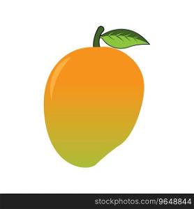 Mango fruit logo,vector illustration symbol design
