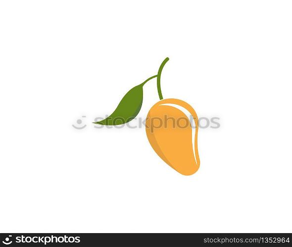 mango icon logo vector template