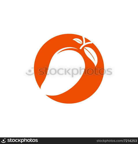 mango icon Vector Illustration design Logo template