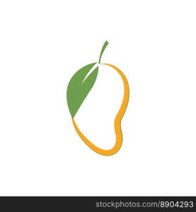 Mango logo flat and symbol design vector template