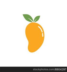 Mango logo flat and symbol design vector template