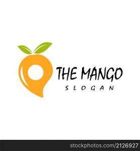 Mango logo template vector icon design Illustration