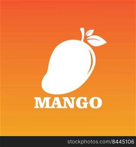 Mango logo vector illustration template design.