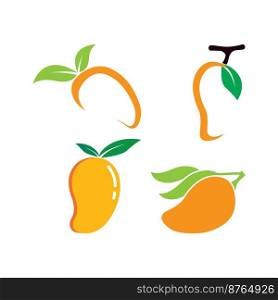 Mango vector icon. illustration logo template