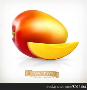 Mango, vector illustration