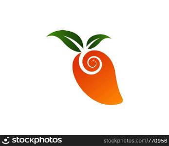 Mango vector logo. Mango icon template