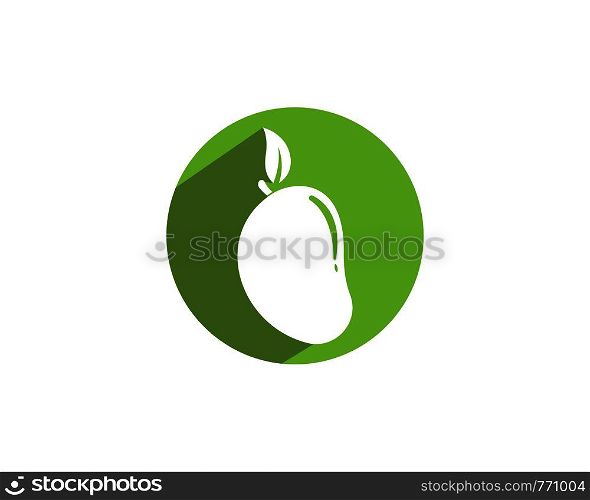 Mango vector logo. Mango icon template