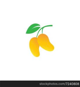Mango vector logo template illustration
