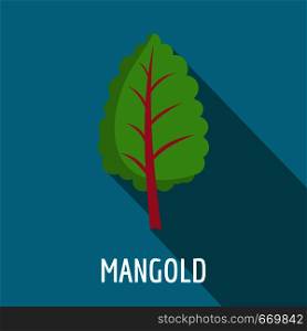 Mangold icon. Flat illustration of mangold vector icon for web. Mangold icon, flat style.