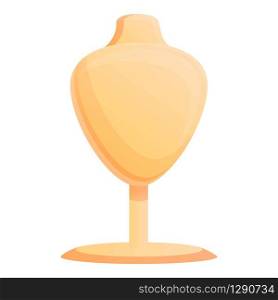 Mannequin bust icon. Cartoon of mannequin bust vector icon for web design isolated on white background. Mannequin bust icon, cartoon style