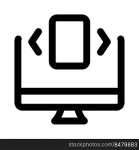 Manual adjustment of screen slider horizontally on desktop computer