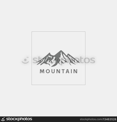 maountain logo vector