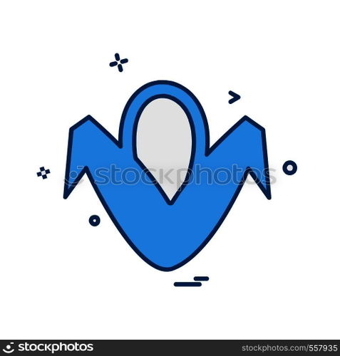 Map icon design vector