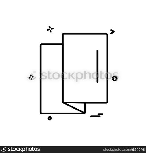 Map icon design vector