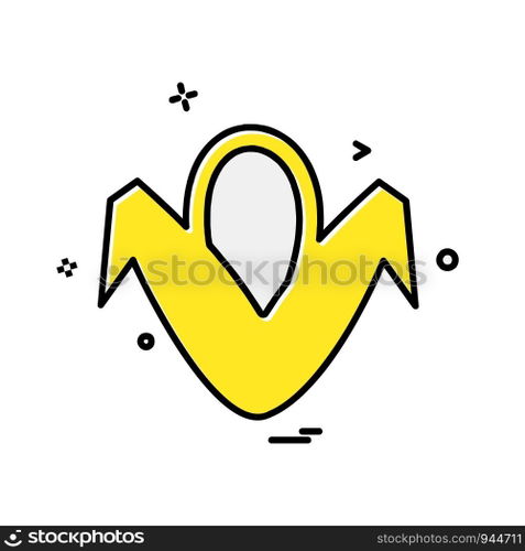 Map icon design vector