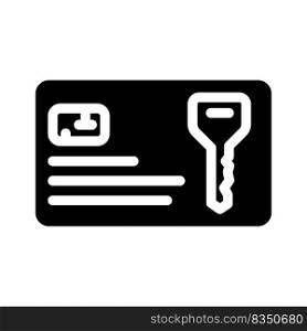 map key glyph icon vector. map key sign. isolated symbol illustration. map key glyph icon vector illustration