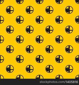 Map navigation pattern seamless vector repeat geometric yellow for any design. Map navigation pattern vector