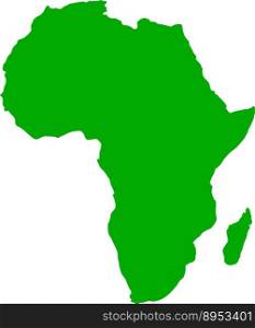 Map of africa vector image
