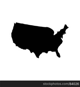 Map of America icon .