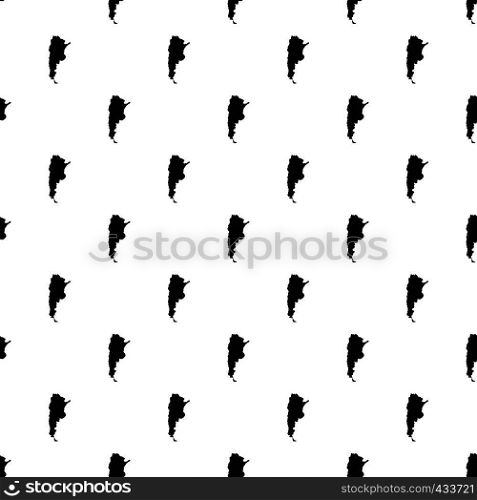 Map of Argentina pattern seamless in simple style vector illustration. Map of Argentina pattern vector