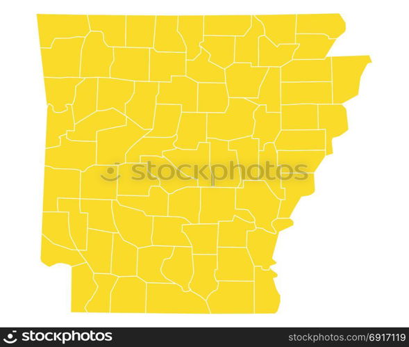 Map of Arkansas