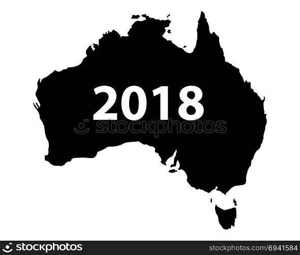 Map of Australia 2018