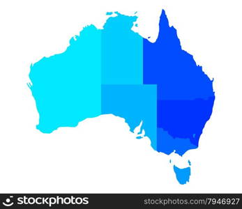 Map of Australia