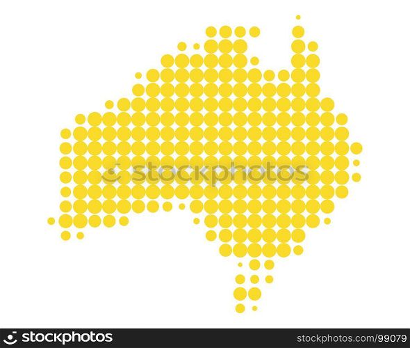 Map of Australien