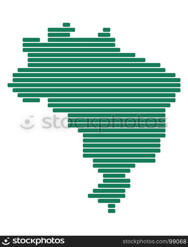 Map of Brazil