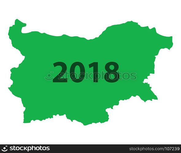 Map of Bulgaria 2018