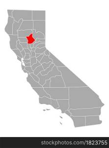Map of Butte in California