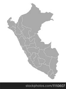 Map of Callao in Peru