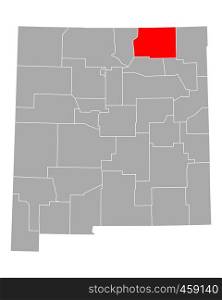 Map of Colfax in New Mexico