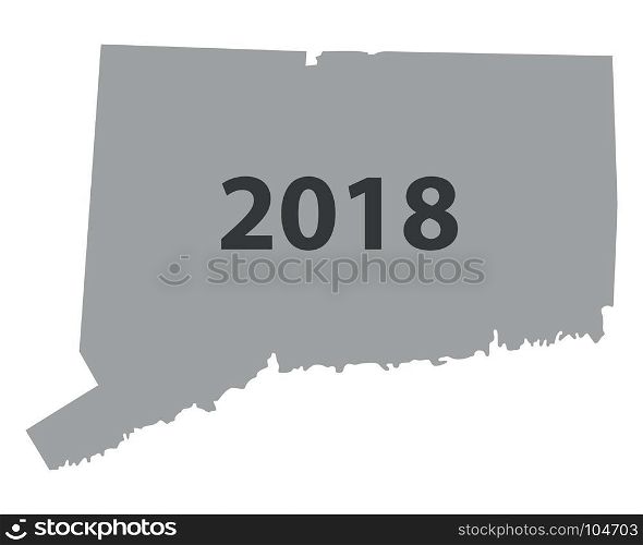 Map of Connecticut 2018