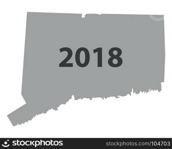 Map of Connecticut 2018