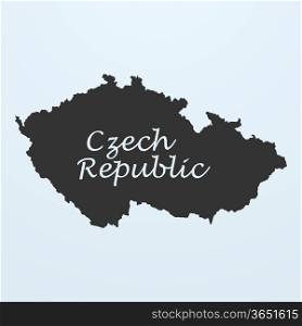 Map of Czech Republic