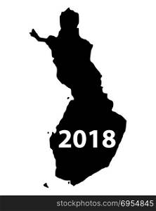 Map of Finland 2018
